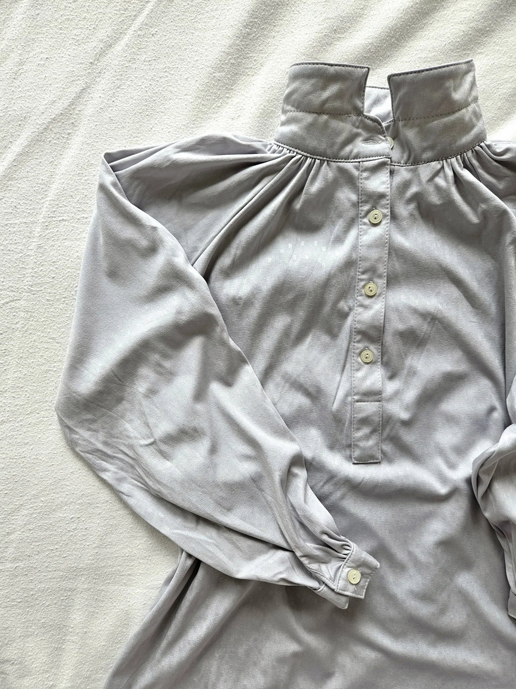 Pastel paarse 70s vintage blouse | M