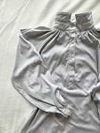 Pastel paarse 70s vintage blouse | M