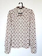witte blouse met print