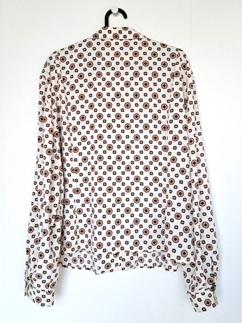 witte blouse met print