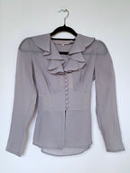 grijze blouse
