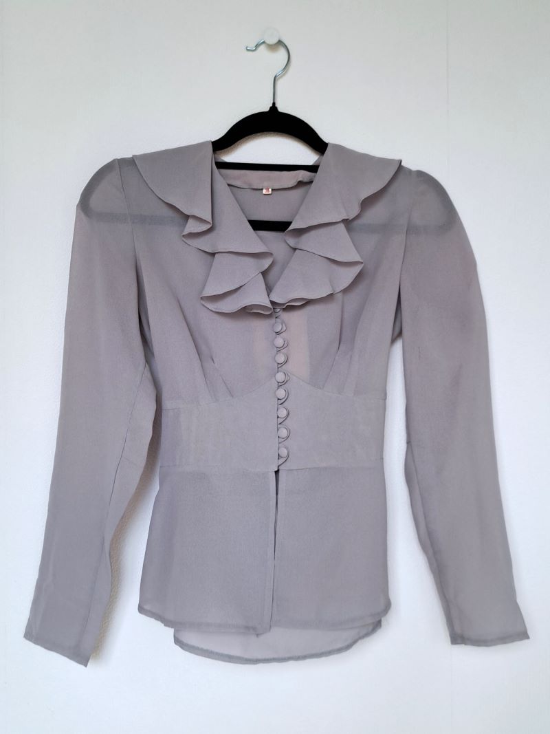 grijze blouse