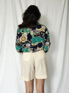 Vintage blouse Versace inspired | 3XL