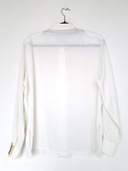 Vintage blouse soft white | L