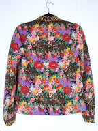 blouse met gekleurde bloemenprint
