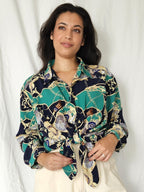Vintage blouse Versace inspired | 3XL