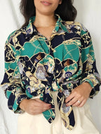 Vintage blouse Versace inspired | XXL