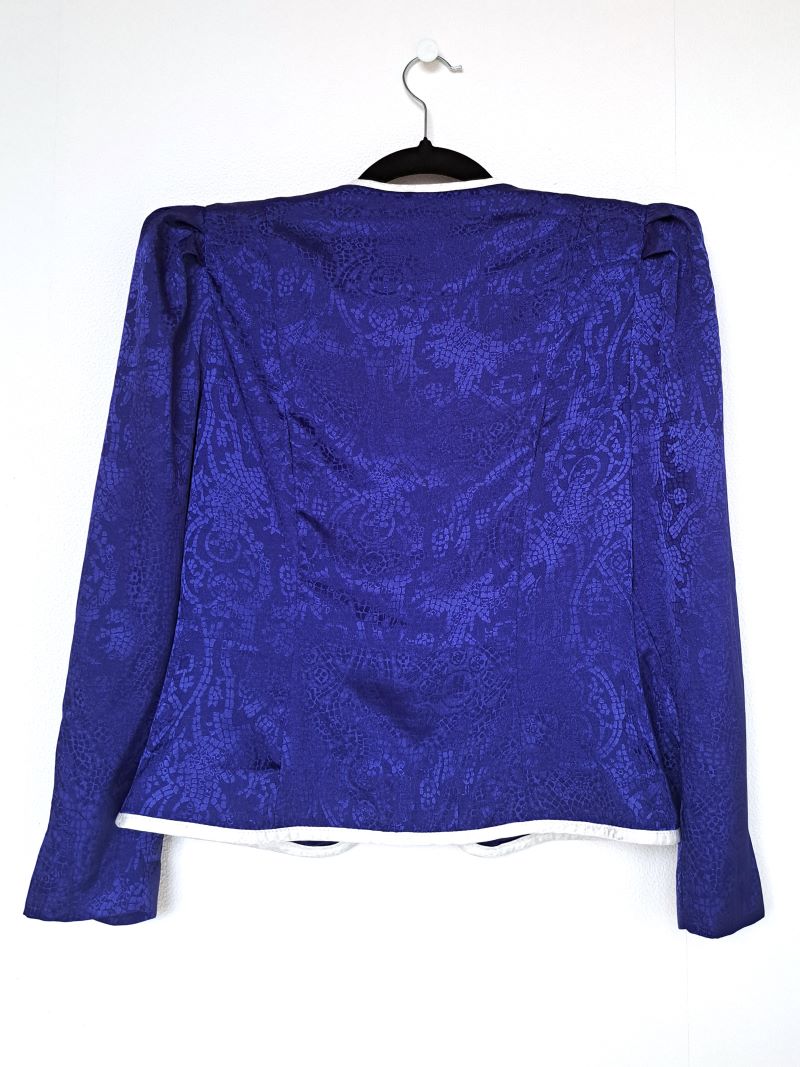 donkerblauw jaren 80 jasje