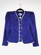 donkerblauw jaren 80 jasje