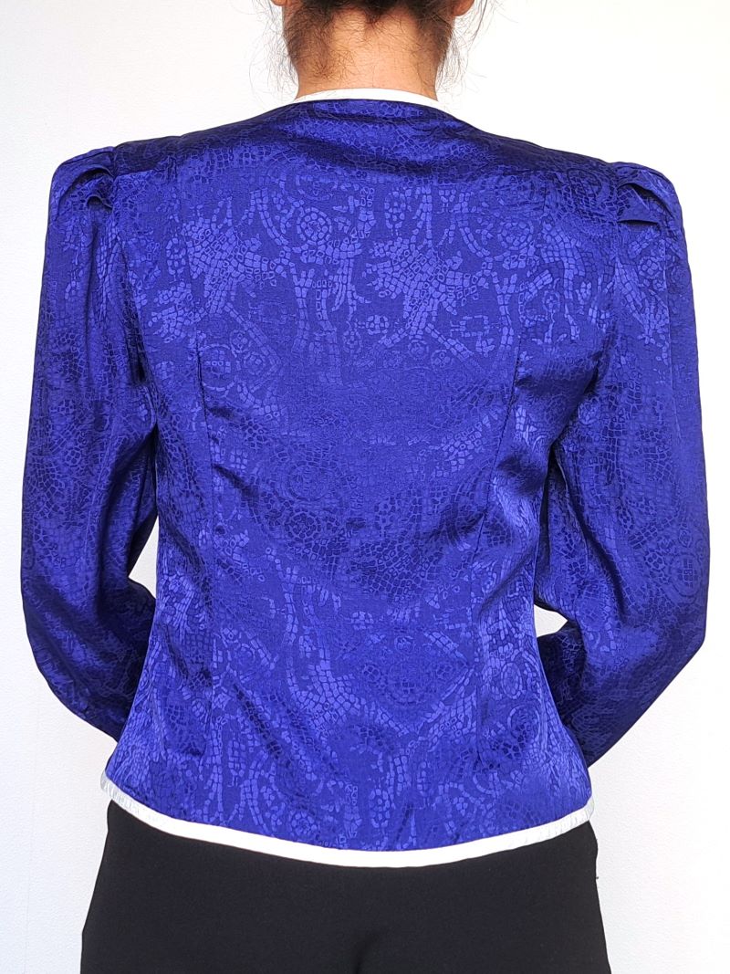donkerblauw jaren 80 jasje