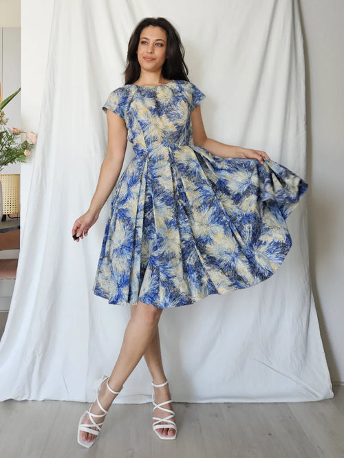 50s vintage zomerjurk van Gogh | S