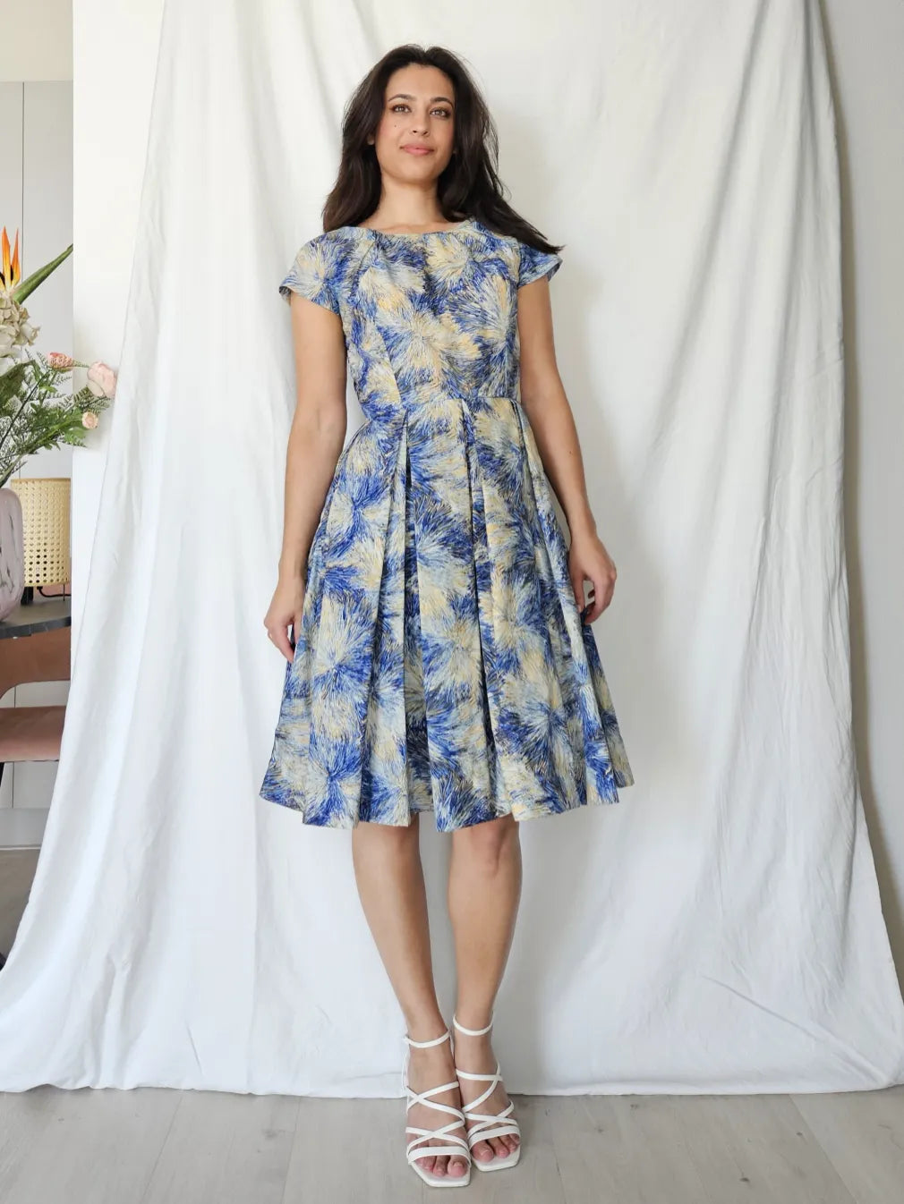 50s vintage zomerjurk van Gogh | S