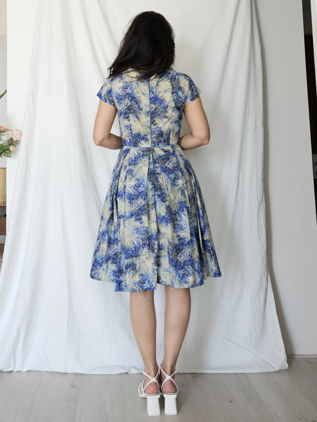 50s vintage zomerjurk van Gogh | S