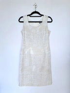 Chique witte vintage jurk | M