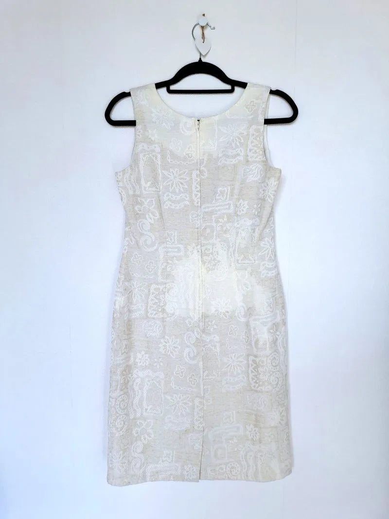 Chique witte vintage jurk | M