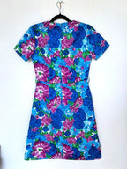 Handwerk jaren 60 vintage jurk met bloemen | M