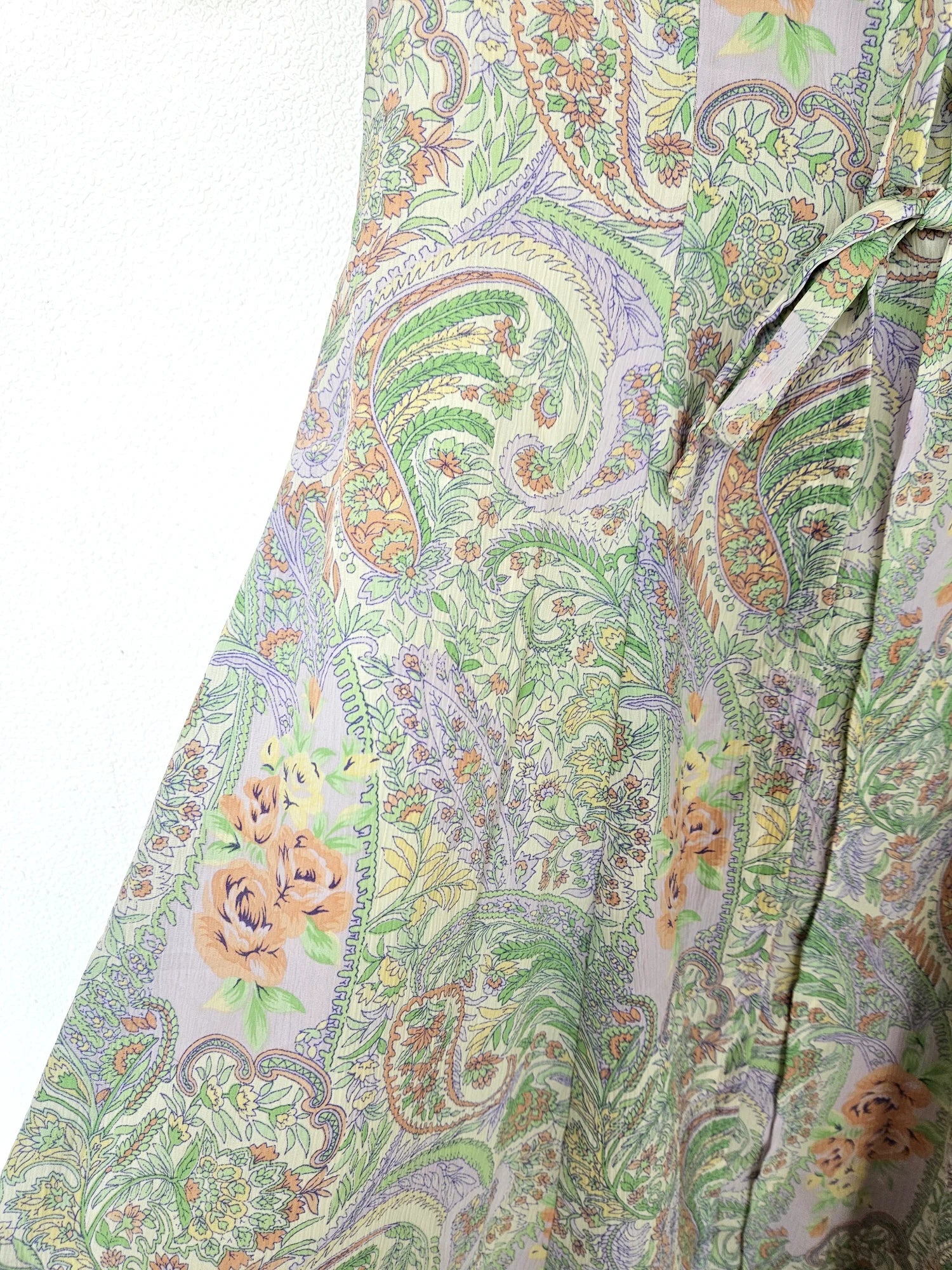 Zomerse vintage jurk met strikjes | S