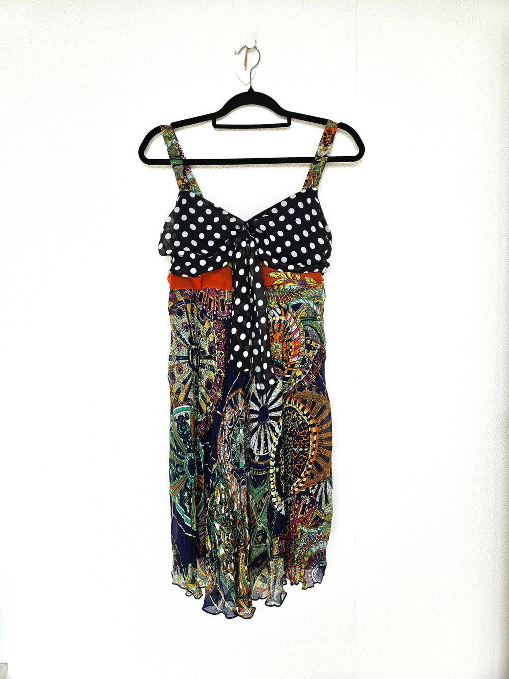 Luchtig vintage zomerjurkje met print | S