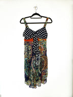 Luchtig vintage zomerjurkje met print | S