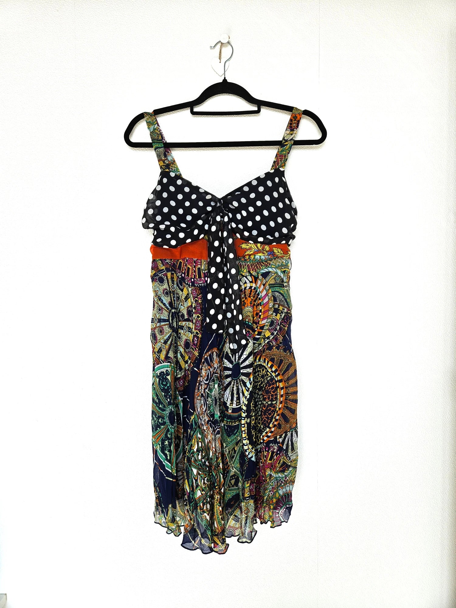 Luchtig vintage zomerjurkje met print | S