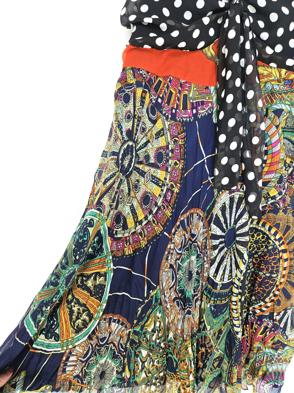 Luchtig vintage zomerjurkje met print | S