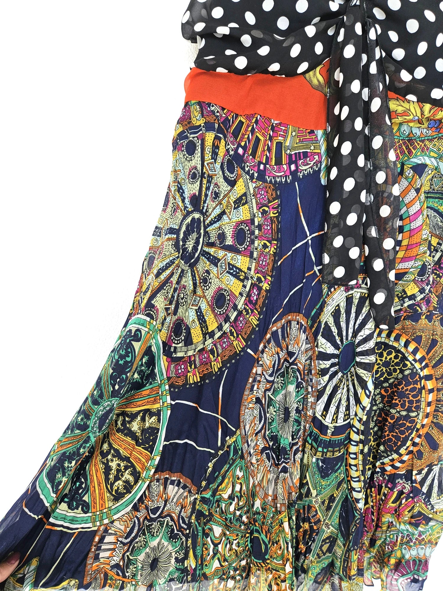 Luchtig vintage zomerjurkje met print | S