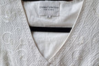 Vintage gilet white romance | M