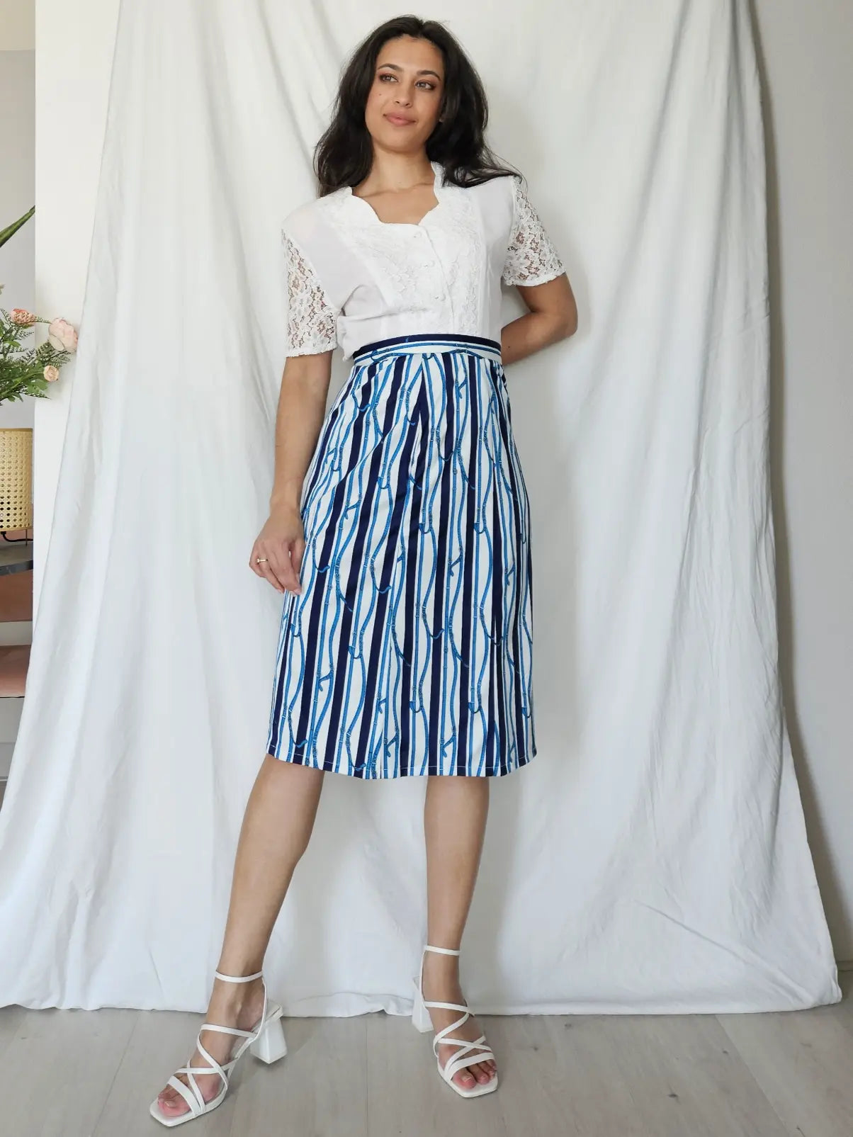 Silky vintage rok | L