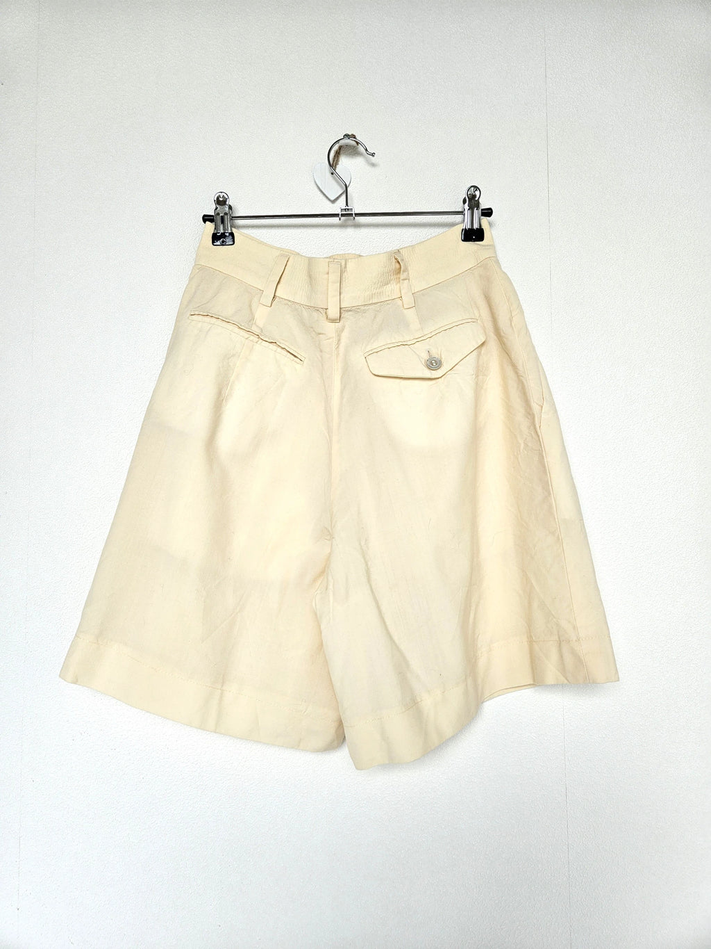 Jil Sander vintage shorts butter yellow van wol | XS