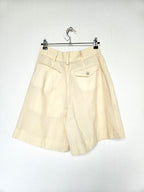 Jil Sander vintage shorts butter yellow van wol | XS