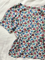 Vintage top met rozen | L