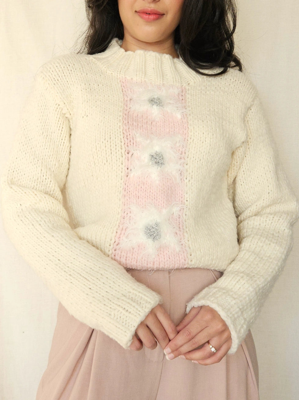 Vintage trui Knitted Hug | S/M