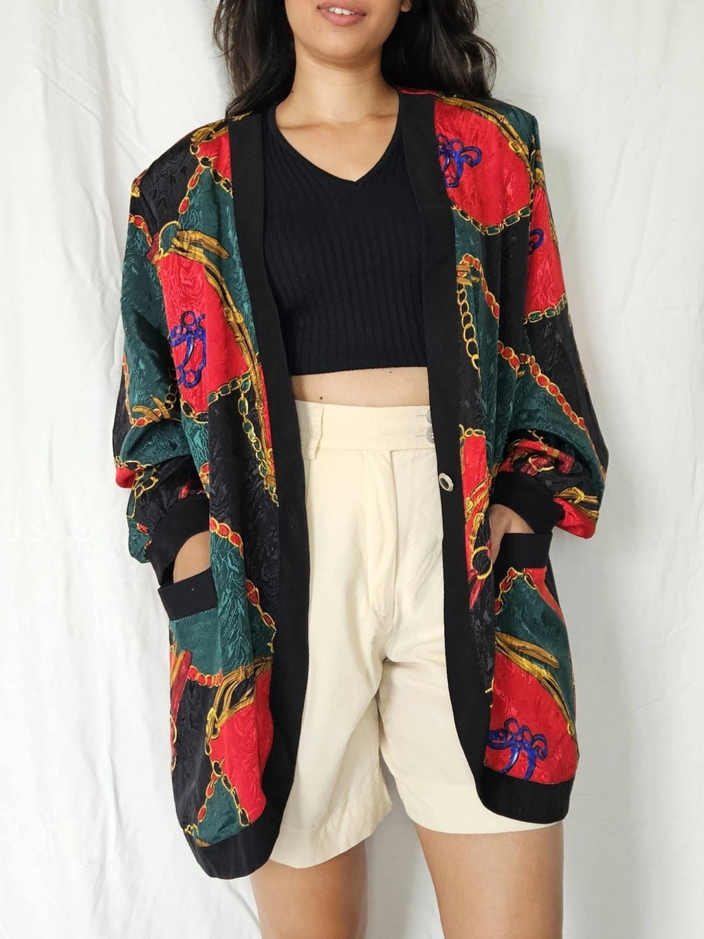 Vintage vest Versace inspired | 4XL