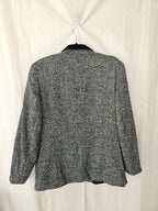 Wollen vintage blazer met visgraat | L/XL