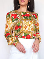 Vintage blouse paintings | M