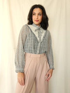Vintage blouse Romantic Western | XS/S
