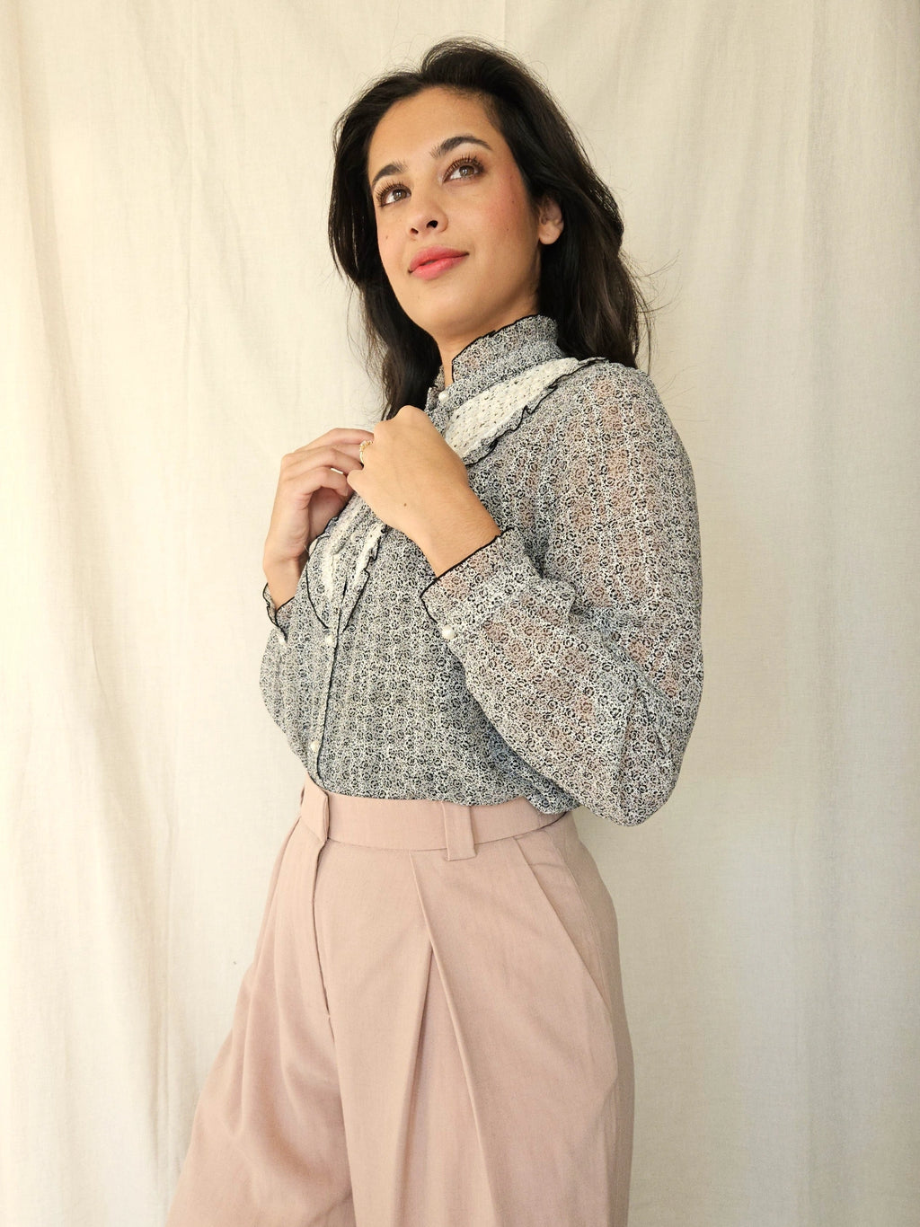 Vintage blouse Romantic Western | XS/S