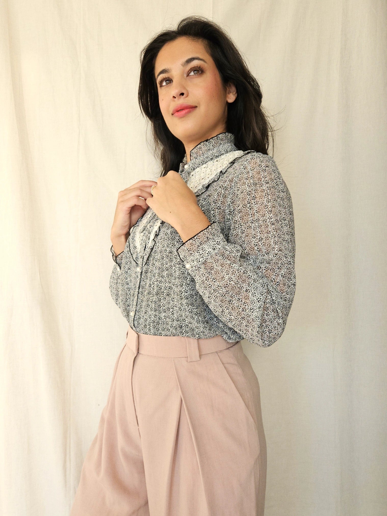 Vintage blouse Romantic Western | XS/S