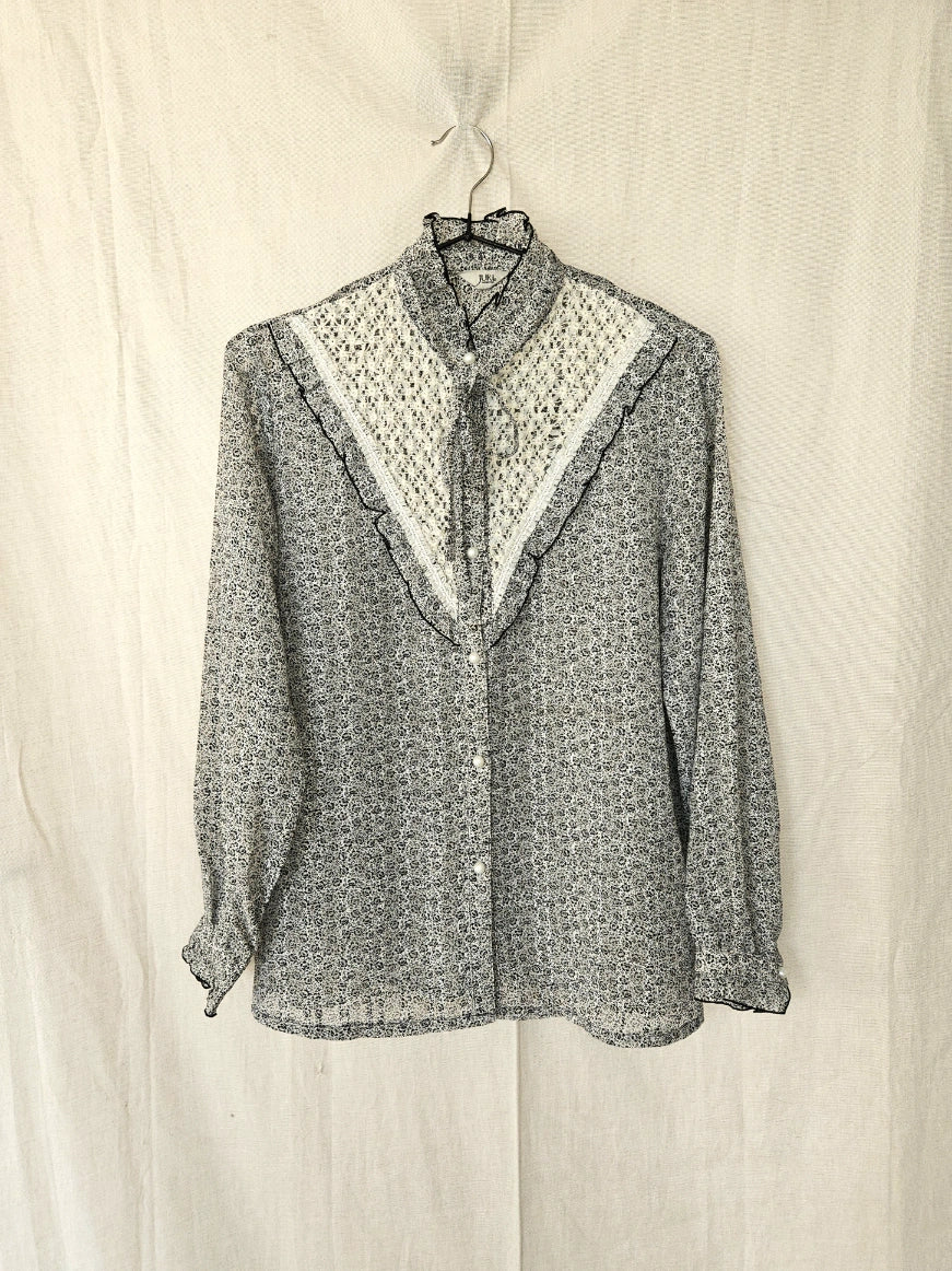 Vintage blouse Romantic Western | XS/S