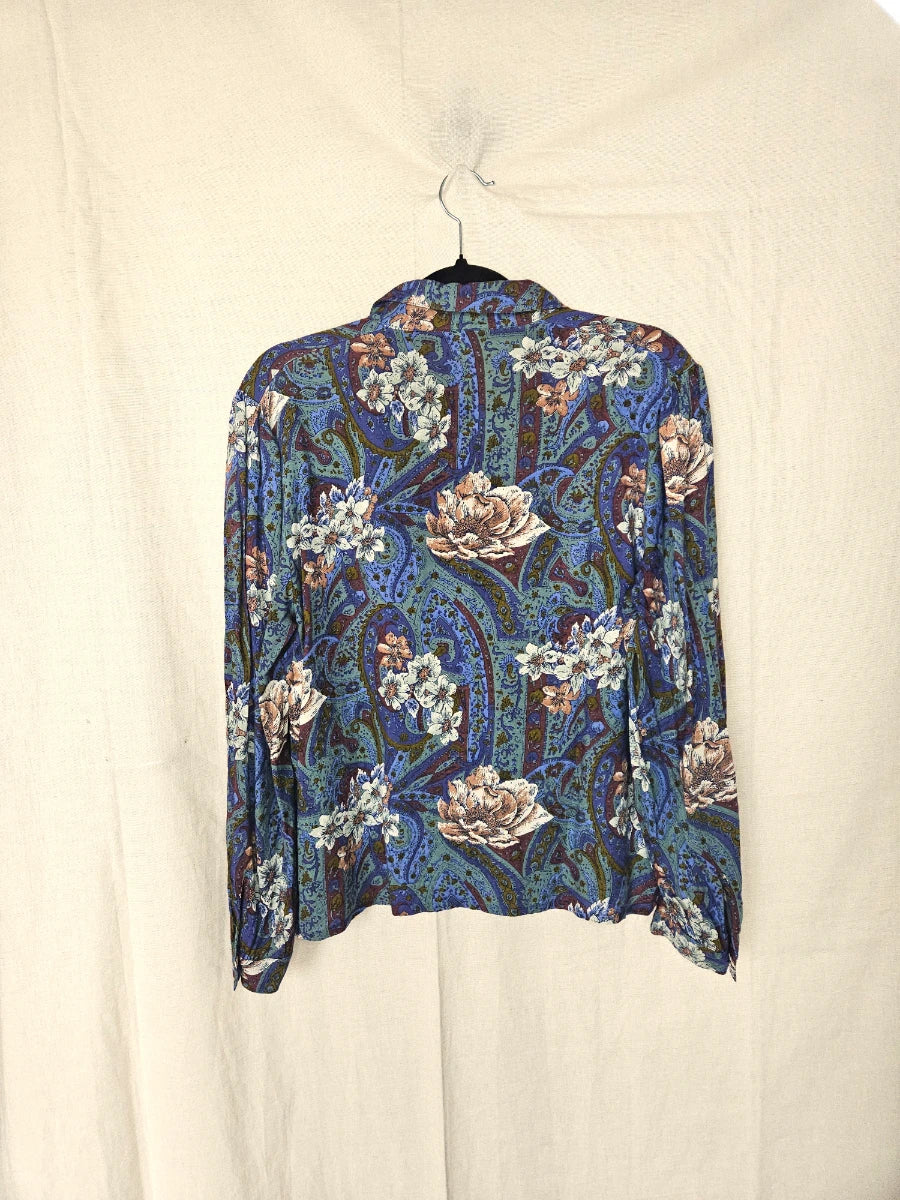 Vintage blouse Flower Escape | XL