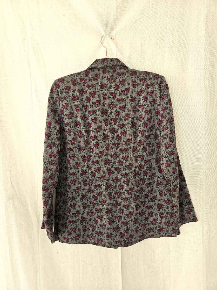 Vintage blouse Wild Roses | M