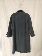 Wollen vintage mantel legergroen | L/XL