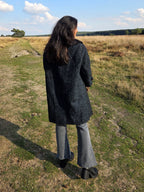 Jaren 50 bouclé vintage mantel | M