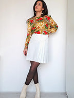 witte vintage rok