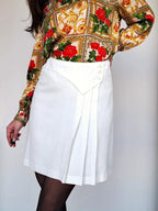 witte vintage rok