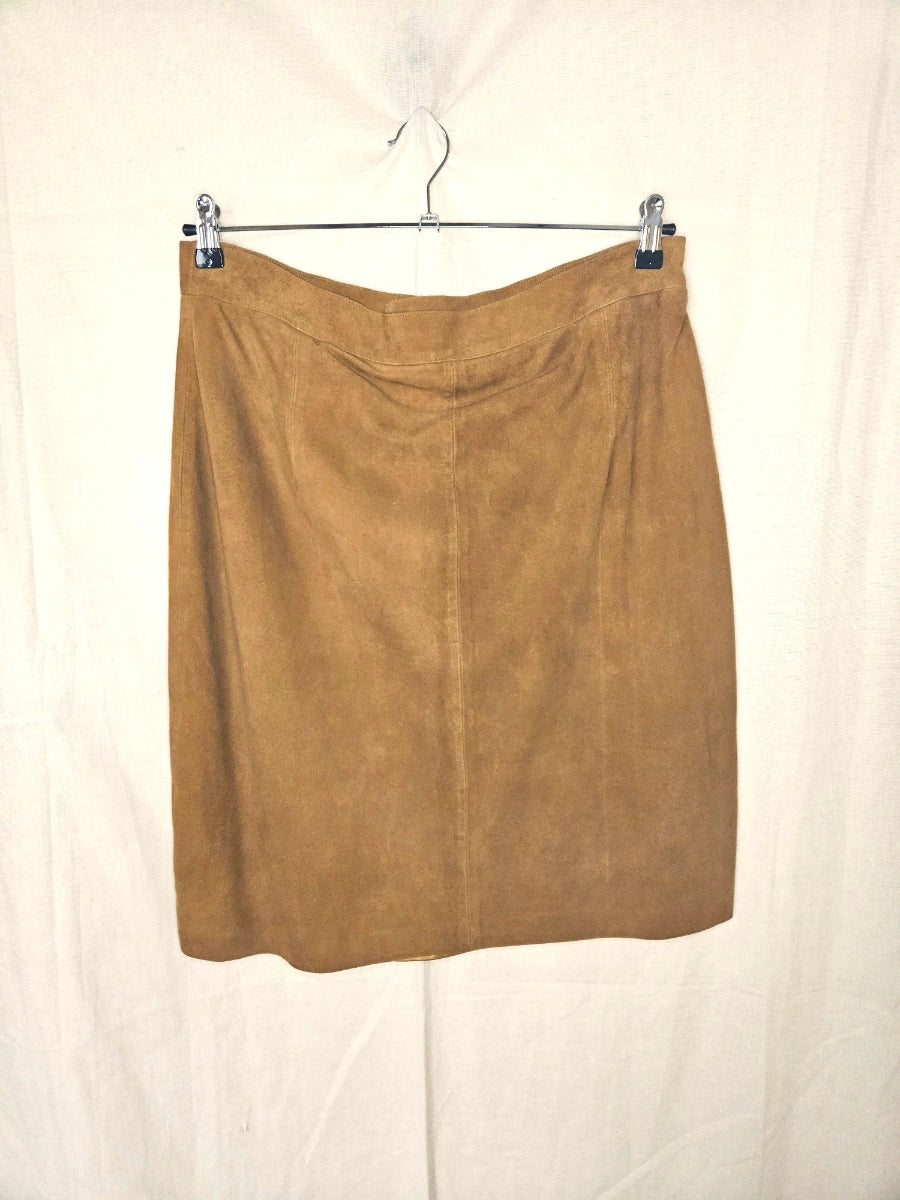 Suède vintage rok | XXL