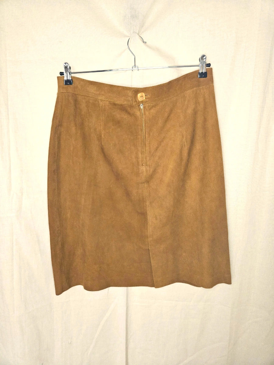 Suède vintage rok | XXL