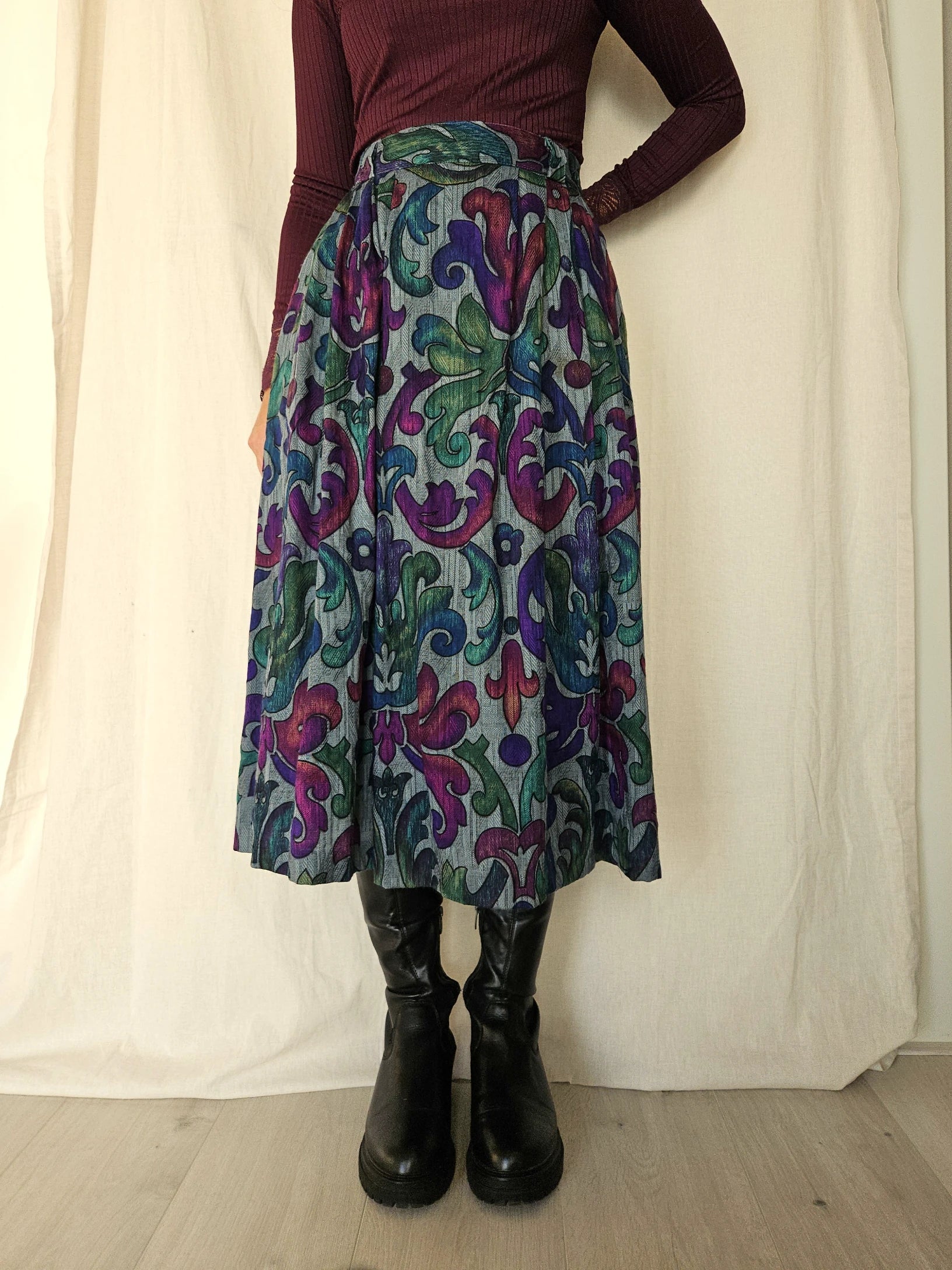 Vintage rok Colorful | M/L