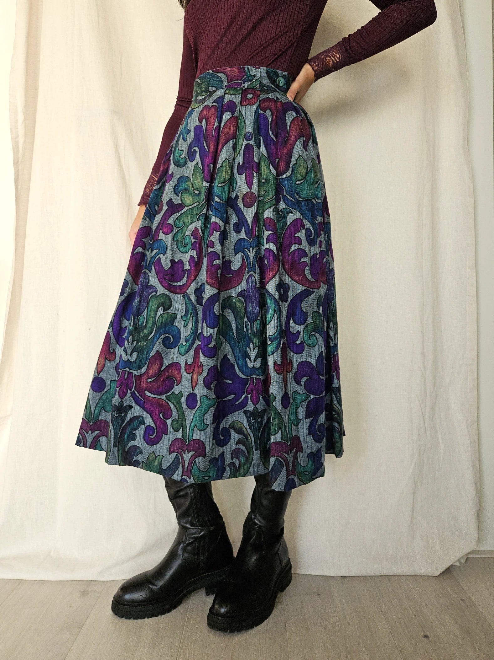 Vintage rok Colorful | M/L