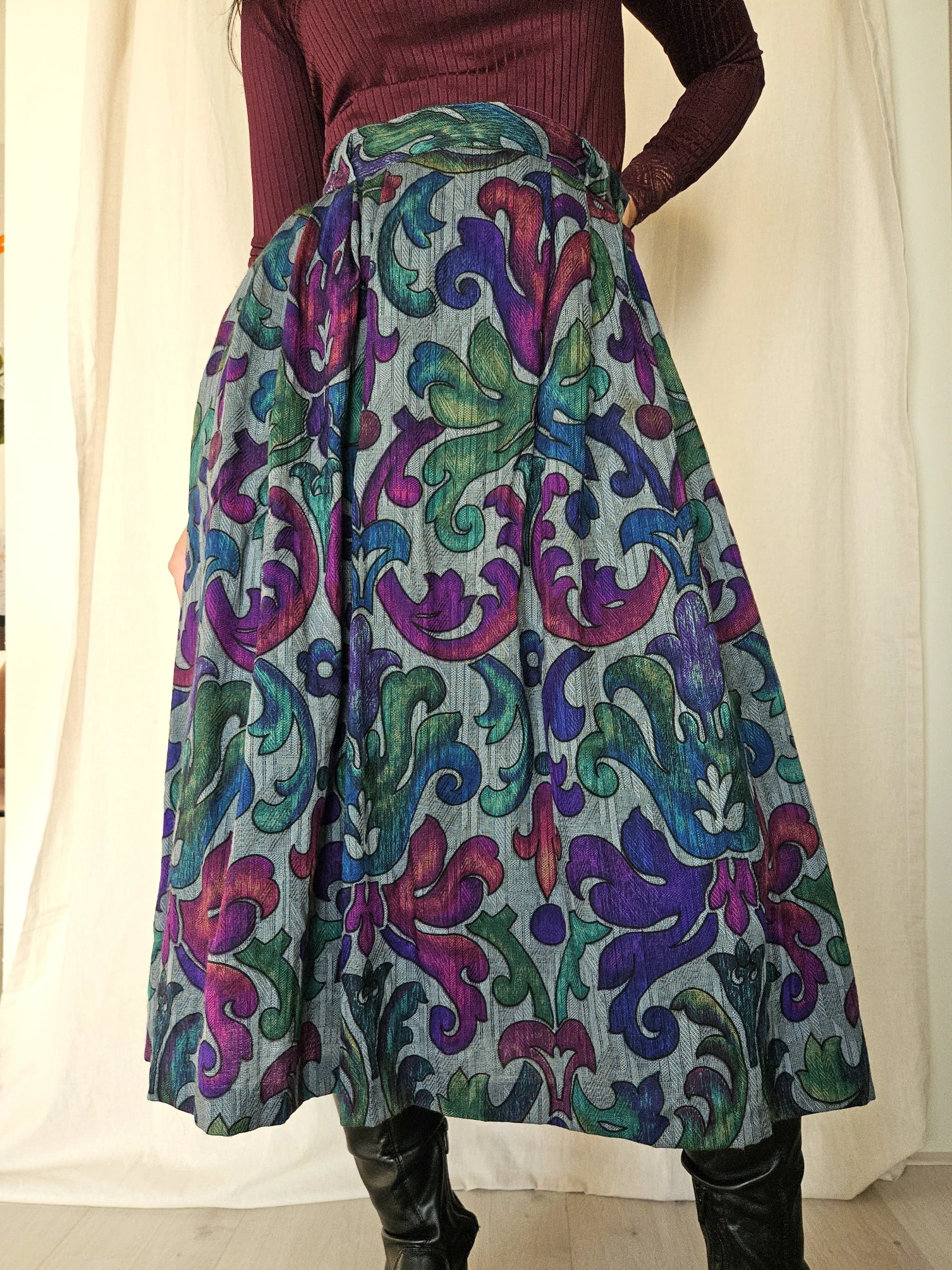 Vintage rok Colorful | M/L